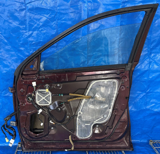 ⭐13-17 INFINITI JX35 QX60 FRONT RIGHT SIDE DOOR ASSEMBLY BURGANDY