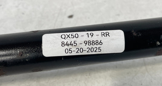 2019-2023 INFINITI QX50 REAR RIGHT PASSENGER SIDE AXLE DRIVE SHAFT 2.0L