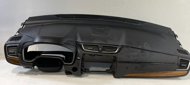 Load image into Gallery viewer, 17-18 HONDA CR-V DASH DASHBOARD INSTRUMENT COVER PANEL ASSEMBLY BLACK # 97607
