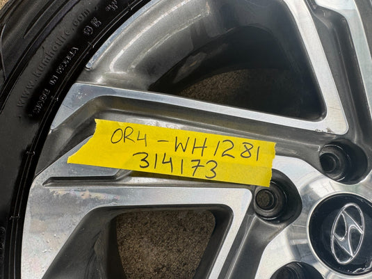 HYUNDAI SANTA FE 18'' 5 SPOKE ALLOY WHEEL RIM W/TIRE (SET OF 4) 21-23 OR4-WH1281
