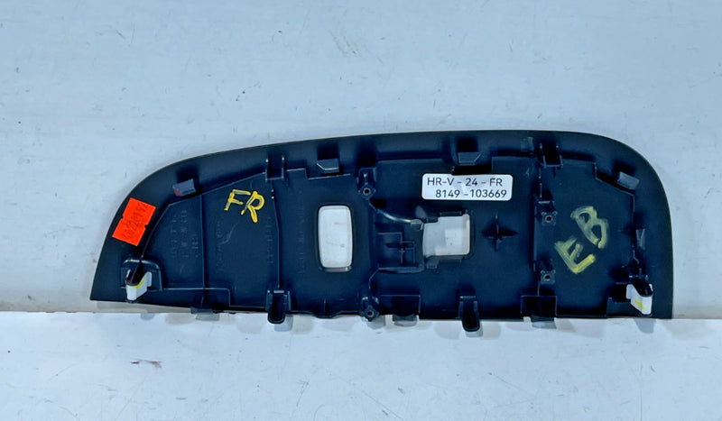 Load image into Gallery viewer, 2023 - 2025 HONDA HR-V FRONT RIGHT DOOR WINDOW SWITCH BEZEL TRIM 2.0L # 103669
