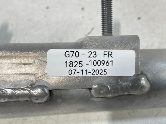 2019-25 GENESIS G70 FRONT RIGHT FENDER REARWARD STRUT TOWER BRACE BRACKET 100961