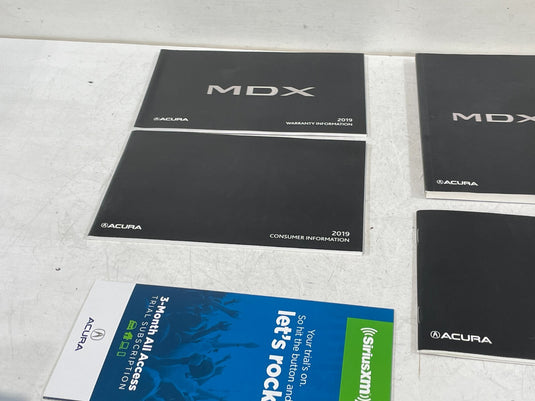 2019 ACURA MDX OWNER OWNER'S MANUAL USER GUIDE BOOK W/ CASE