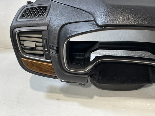 17-18 HONDA CR-V DASH DASHBOARD INSTRUMENT COVER PANEL ASSEMBLY BLACK