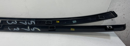 16-20 INFINITI QX60 FRONT LEFT & RIGHT SIDE UPPER ROOF RACK RAIL MOLDING