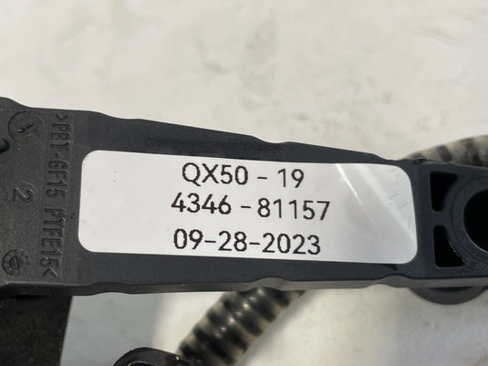 2019 INFINITI QX50 REAR LEFT SIDE HEADLIGHT RIDE HEIGHT LEVEL SENSOR