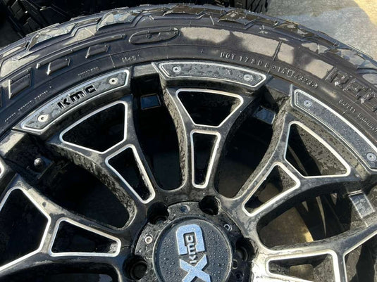 FOR 19-25 CHEVROLET SILVERADO 1500 XD KMC 20x12 WHEEL RIM W/ TIRE (SET