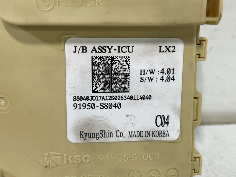 Load image into Gallery viewer, 2020 - 2022 HYUNDAI PALISADE FUSE RELAY CABIN JUNCTION BOX 91950-S8040 # 100847
