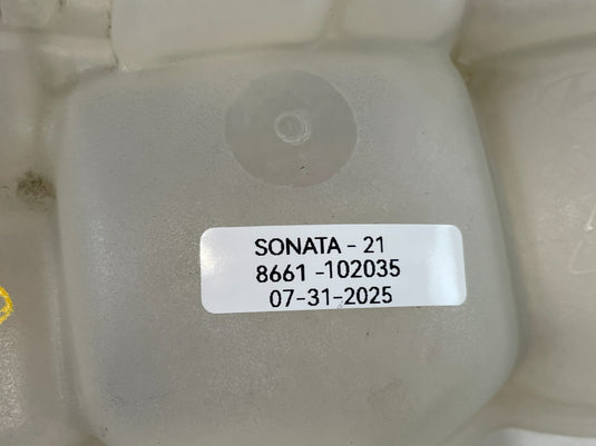 2021-2022 HYUNDAI SONATA RADIATOR EXPANSION TANK COOLANT RESERVOIR 2.5L