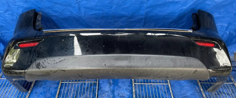 Load image into Gallery viewer, 13-15 INFINITI JX35 QX60 REAR BUMPER COVER W/ SENSOR HOLES BLACK KH3 #MR6-BKU910
