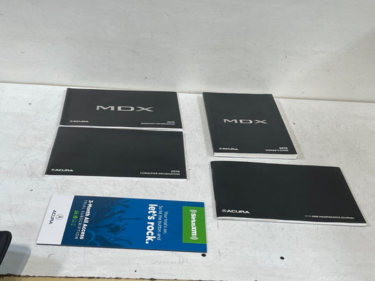 2019 ACURA MDX OWNER OWNER'S MANUAL USER GUIDE BOOK W/ CASE