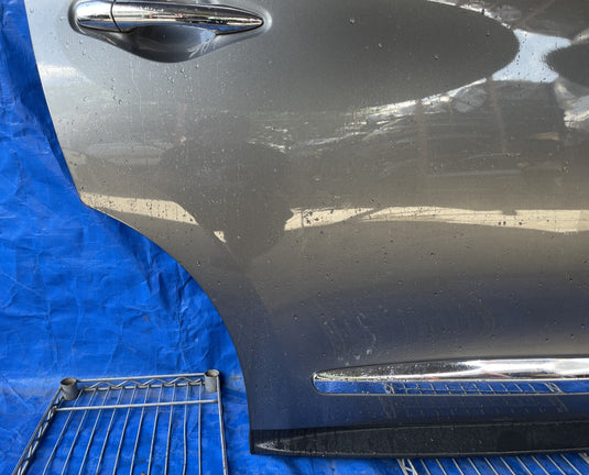 16-20 INFINITI QX60 REAR RIGHT PASSENGER DOOR ASSEMBLY GRAY KAD