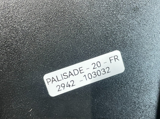 2020-2022 HYUNDAI PALISADE FRONT RIGHT SIDE SUNVISOR SUN VISOR BLACK