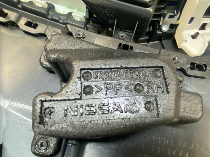 Load image into Gallery viewer, 19-21 NISSAN ALTIMA REAR RIGHT SIDE INSIDE DOOR TRIM PANEL CHARCOAL # 77154

