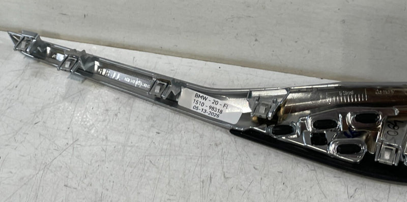 Load image into Gallery viewer, 2019 - 2025 BMW FRONT LEFT SIDE CENTER CONSOLE BEZEL CHROME MOLDING TRIM # 98318
