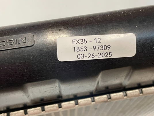08 - 17 INFINITI FX35 EX35 QX70 RADIATOR ASSEMBLY AUTOMATIC TRANSMISSION