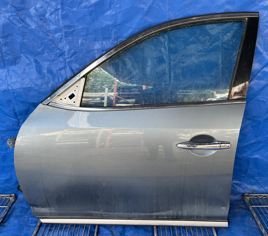 ⭐13-17 INFINITI EX35 EX37 QX50 FRONT LEFT DOOR ASSEMBLY BLUE (RBP)