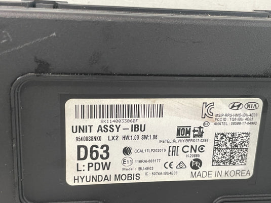 2020 HYUNDAI PALISADE ENGINE & BODY CONTROL MODULE ECM BCM W/ KEY FOB