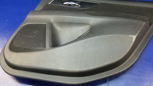 2015 NISSAN ALTIMA REAR RIGHT PASSENGER SIDE INSIDE DOOR TRIM PANEL BLACK