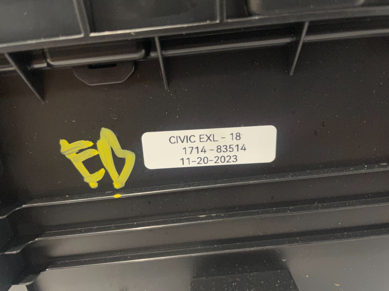 Load image into Gallery viewer, 16-21 HONDA CIVIC CENTER CONSOLE BODY FRAME STORAGE BOX W/ CUP HOLDER # 83514
