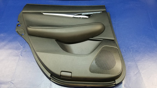 19-21 INFINITI QX50 REAR LEFT DRIVER SIDE INTERIOR DOOR TRIM PANEL BLACK # 73576