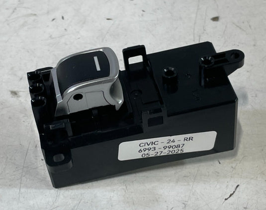 HONDA CIVIC ACCORD REAR LEFT OR RIGHT SIDE DOOR WINDOW SWITCH W/O BEZEL
