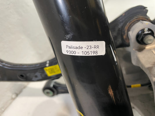 2023-2025 HYUNDAI PALISADE FWD REAR RIGHT SUSPENSION KNEE ASSEMBLY 3.8L