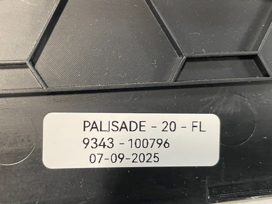 2020-2025 HYUNDAI PALISADE FRONT LEFT CENTER CONSOLE TRIM PANEL BLACK