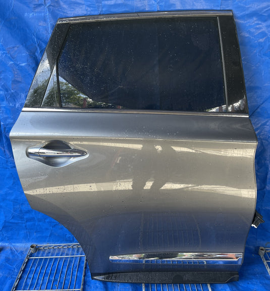 16-20 INFINITI QX60 REAR RIGHT PASSENGER DOOR ASSEMBLY GRAY KAD