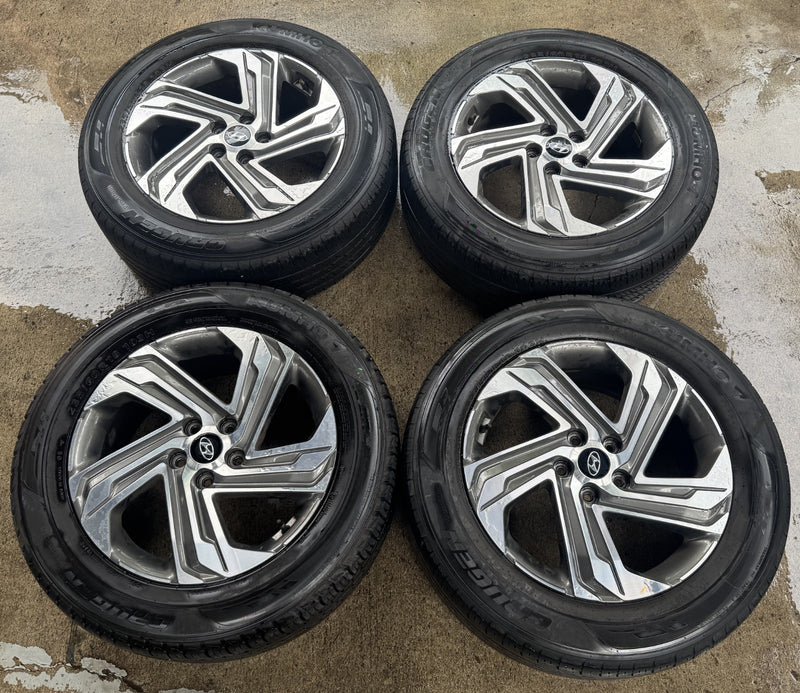 Load image into Gallery viewer, HYUNDAI SANTA FE 18'' 5 SPOKE ALLOY WHEEL RIM W/TIRE (SET OF 4) 21-23 OR4-WH1281
