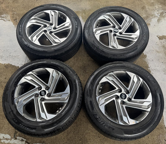 HYUNDAI SANTA FE 18'' 5 SPOKE ALLOY WHEEL RIM W/TIRE (SET OF 4) 21-23 OR4-WH1281