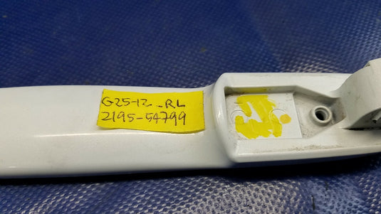 2009-2015 INFINITI G25 G37 Q40 SEDAN REAR OUTSIDE DOOR HANDLE WHITE (QAA)