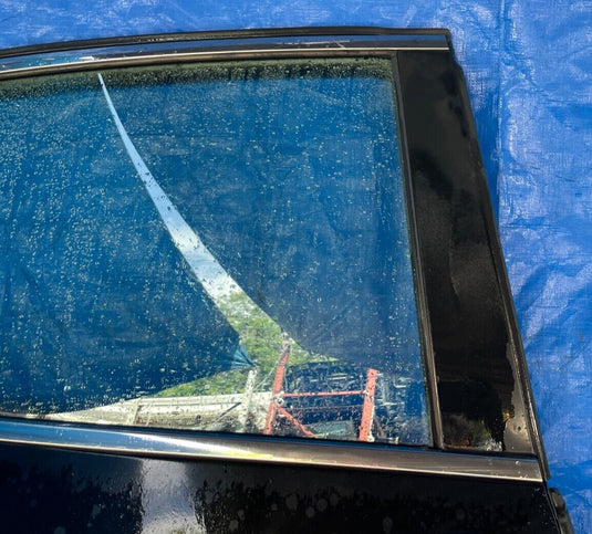 ⭐08-16 INFINITI EX35 QX50 REAR RIGHT SIDE DOOR ASSEMBLY BLACK KH3
