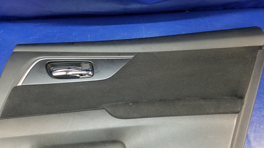 2015 NISSAN ALTIMA REAR RIGHT PASSENGER SIDE INSIDE DOOR TRIM PANEL BLACK