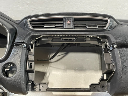 17-18 HONDA CR-V DASH DASHBOARD INSTRUMENT COVER PANEL ASSEMBLY BLACK