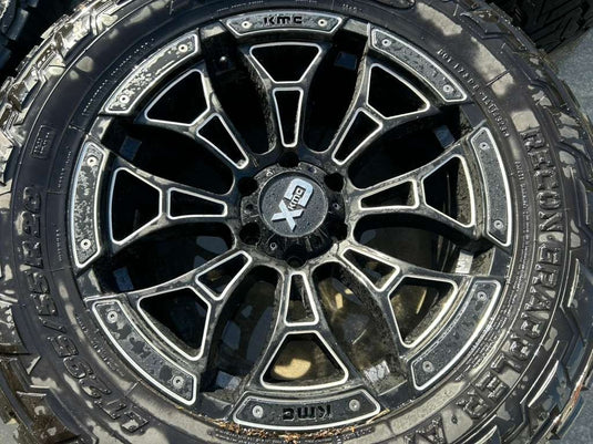 FOR 19-25 CHEVROLET SILVERADO 1500 XD KMC 20x12 WHEEL RIM W/ TIRE (SET