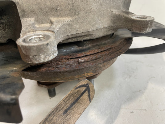 2017-2020 INFINITI QX60 AWD REAR LEFT SPINDLE KNUCKLE W/ BEARING HUB OEM