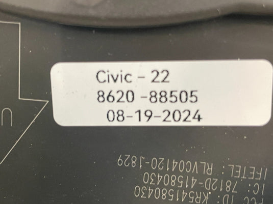 22-23 CIVIC SPORT ENGINE & BODY CONTROL MODULE ECM BCM W/ KEY FOB 2.0L