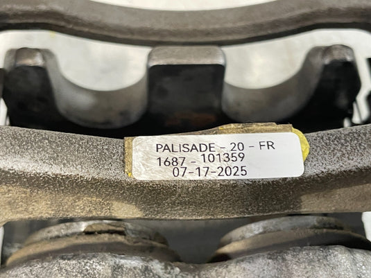 2020-2025 HYUNDAI PALISADE FRONT RIGHT SIDE BRAKE CALIPER W/O BRAKE PADS