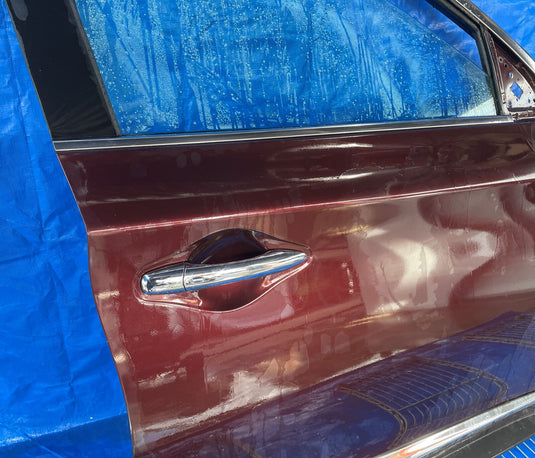 ⭐13-17 INFINITI JX35 QX60 FRONT RIGHT SIDE DOOR ASSEMBLY BURGANDY