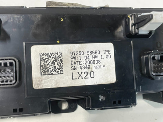 2020-2022 HYUNDAI PALISADE DASH AC HEATER CLIMATE CONTROL PANEL SWITCH