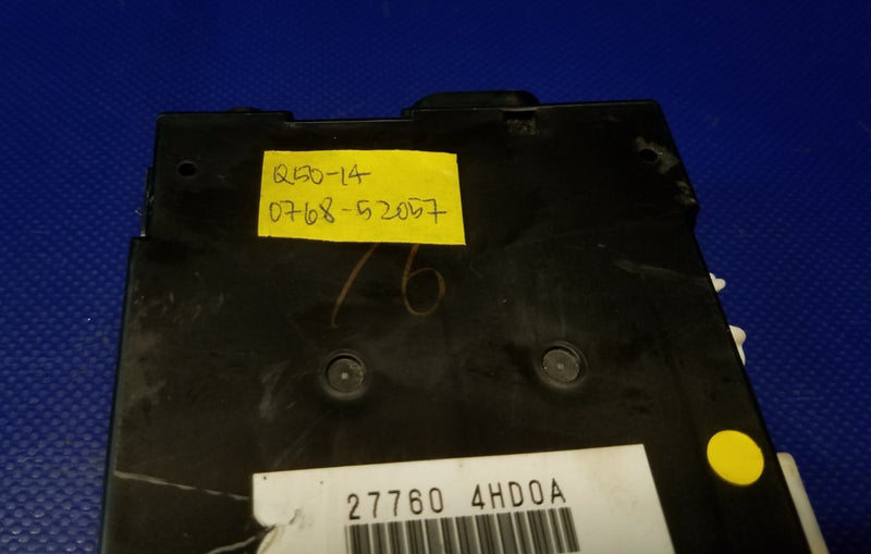 Load image into Gallery viewer, 2014 - 2015 INFINITI Q50 Q40 TEMPERATURE CONTROL MODULE UNIT 27760-4HD0A # 52057
