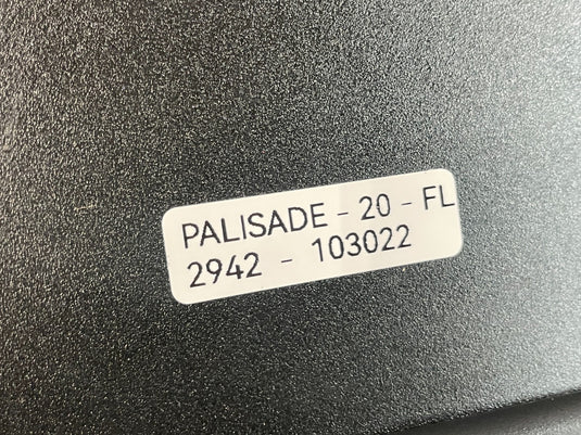 20-22 HYUNDAI PALISADE FRONT LEFT DRIVER SIDE SUNVISOR SUN VISOR BLACK