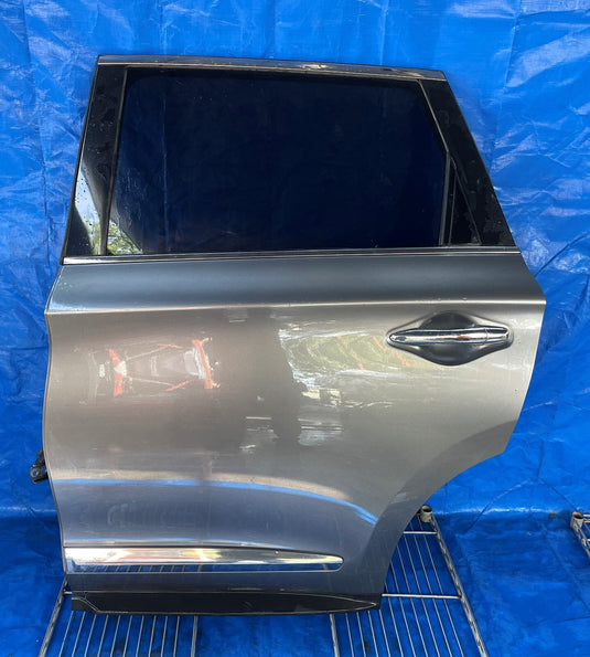 ⭐16-20 INFINITI QX60 REAR LEFT DRIVER SIDE DOOR ASSEMBLY GRAY KAD