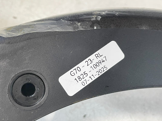 2022 - 2025 GENESIS G70 REAR LEFT SIDE TRUNK LID HINGE LEVER TRIM BLACK