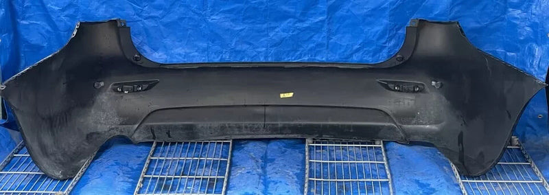 Load image into Gallery viewer, 13-15 INFINITI JX35 QX60 REAR BUMPER COVER W/ SENSOR HOLES BLACK KH3 #MR6-BKU910
