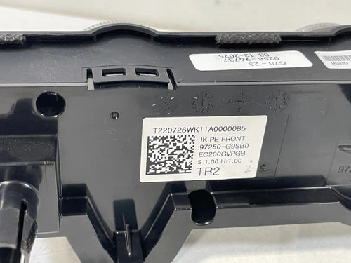 22-23 GENESIS G70 FRONT DUAL ZONE A/C TEMPERATURE CLIMATE CONTROL PANEL